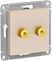 Розетка аудио без рамки Systeme Electric AtlasDesign 2-м. бежевый картинка